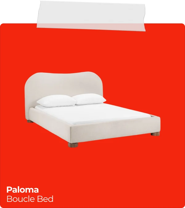 Paloma Boucle Bed