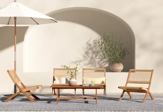 Wood Outdoor Seating Sets