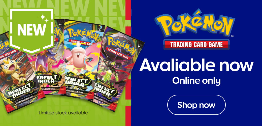 Pokemon trading card game. Available now. Online only. Shop now