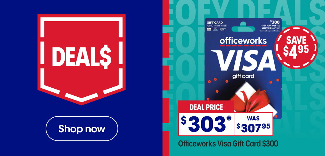 Officeworks Visa Gift Card $300