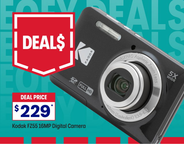 Tech deals. Kodak FZ55 16MP Digital Camera