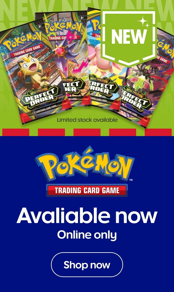 Pokemon trading card game. Available now. Online only. Shop now
