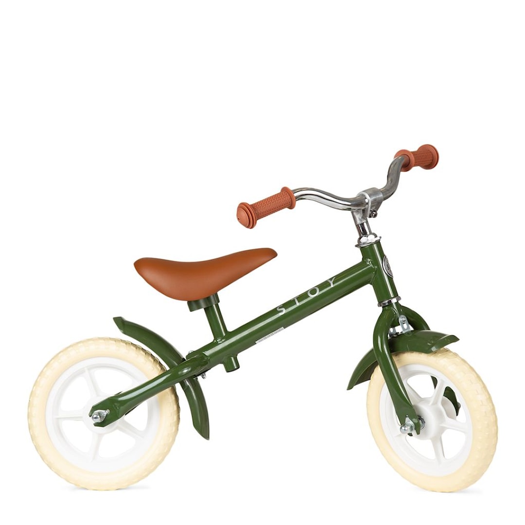 10" Vintage Springcykel Army Green 2-4 Y