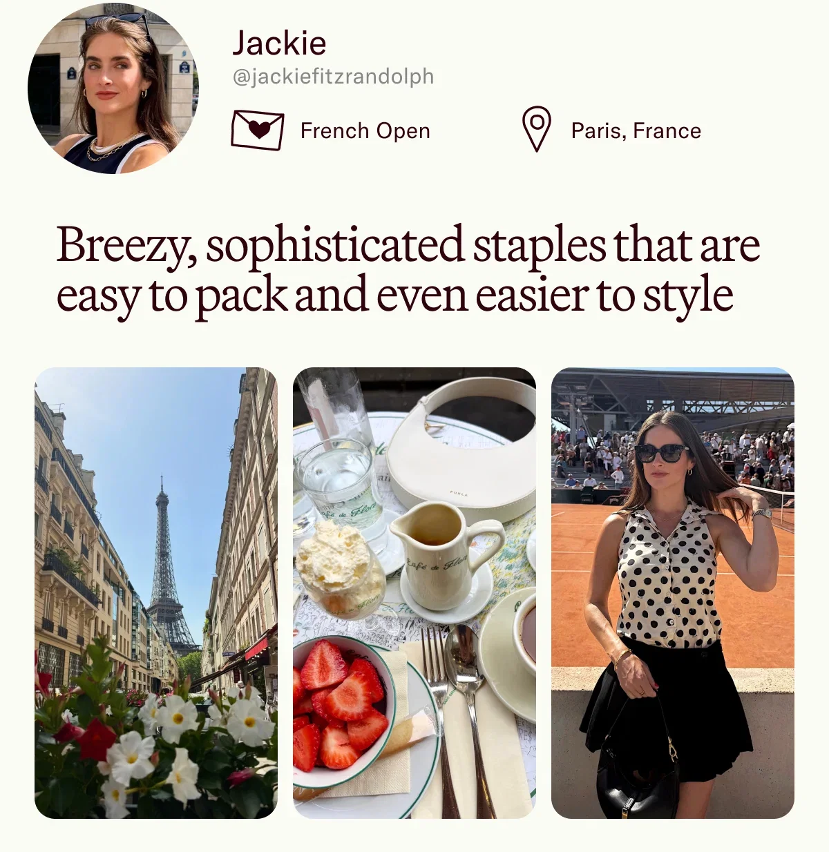 Breezy, sophisticated staples that are easy to pack and even easier to style