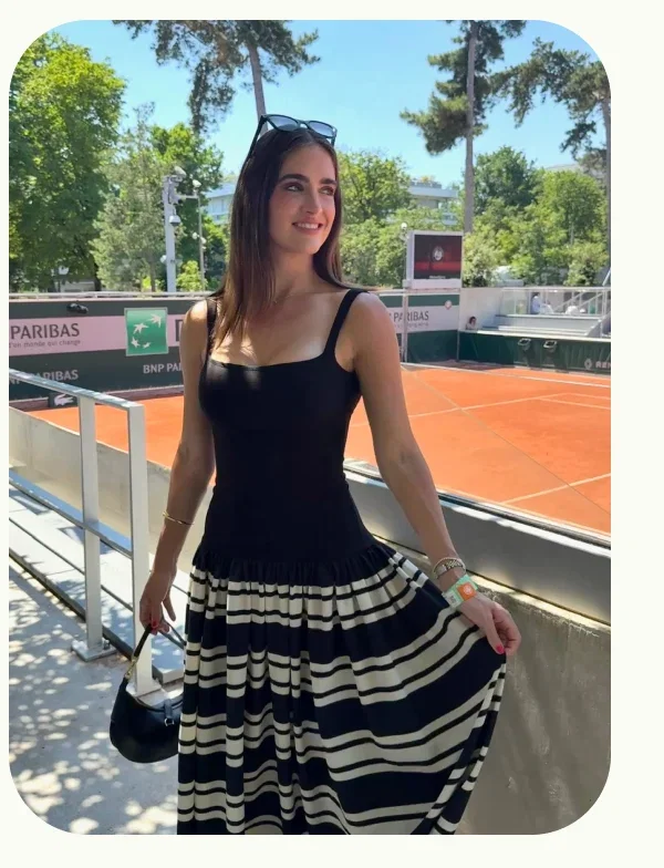 I haven’t been to the French Open since 2009. It felt so good to be back watching the world’s best compete!