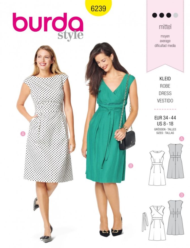 Burda Paper Sewing Pattern 6239