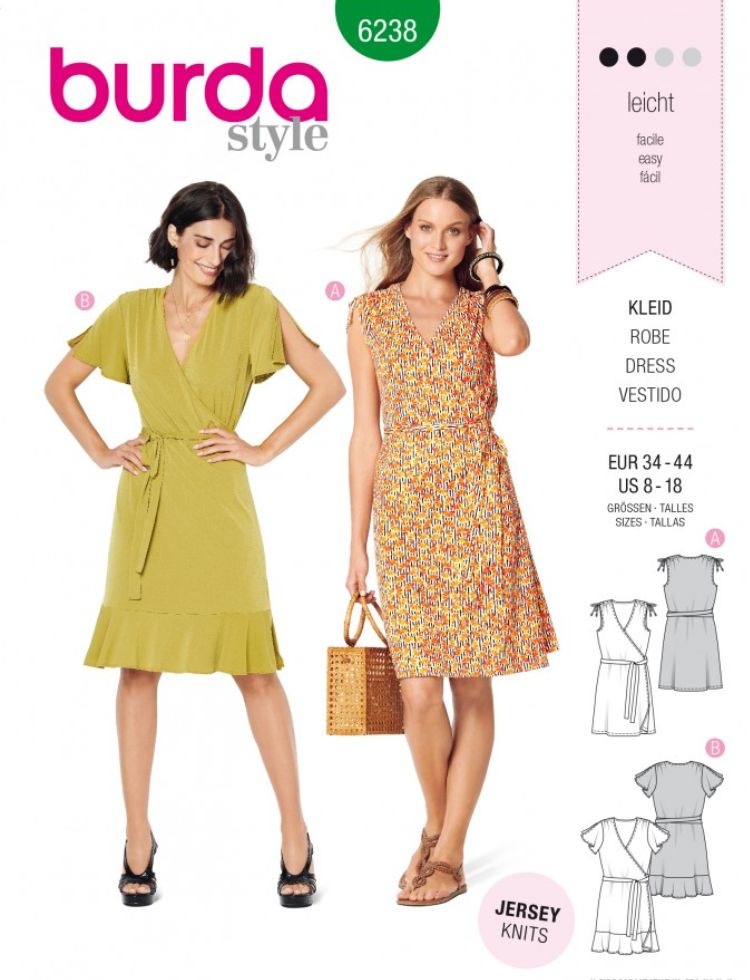 Burda Paper Sewing Pattern 6238