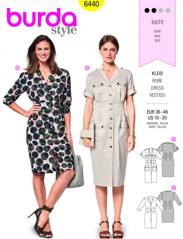 Burda Paper Sewing Pattern 6440