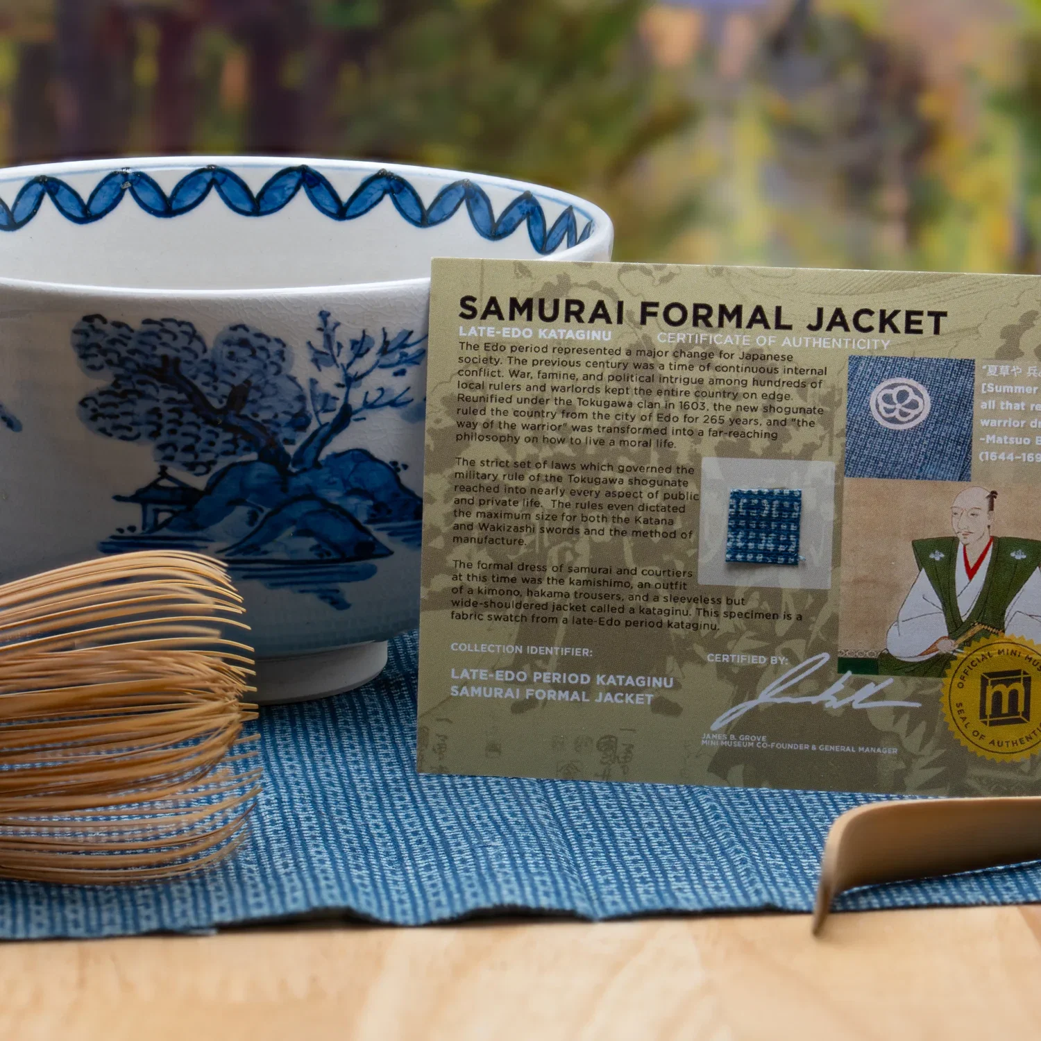 Image of Samurai Formal Jacket - Collector Card