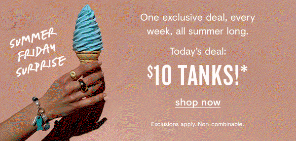 $10 tanks