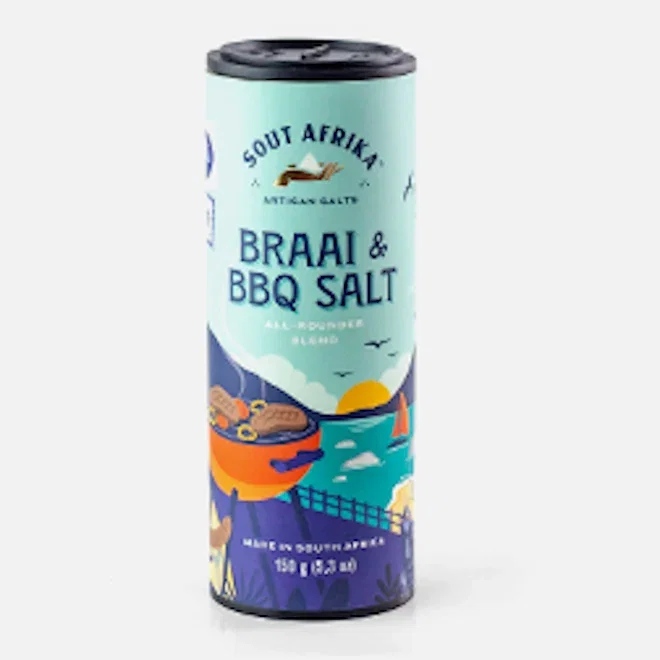 Funky Ouma Sout Afrika Braai and BBQ Salt, 150g