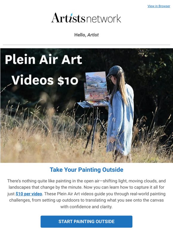 Capture the Outdoors—Plein Air Videos Now $10