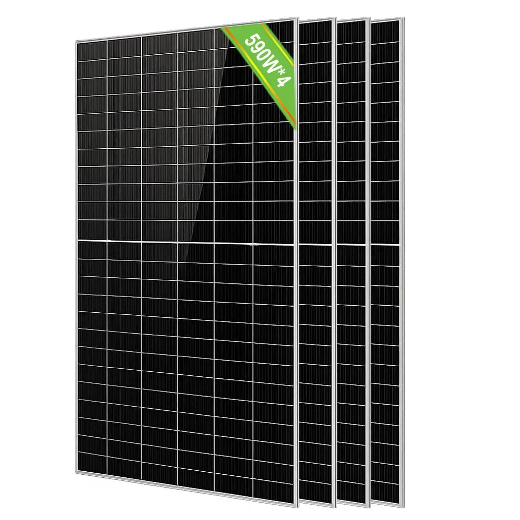 ECO-WORTHY 590W Bifacial N-Type Solar Panels