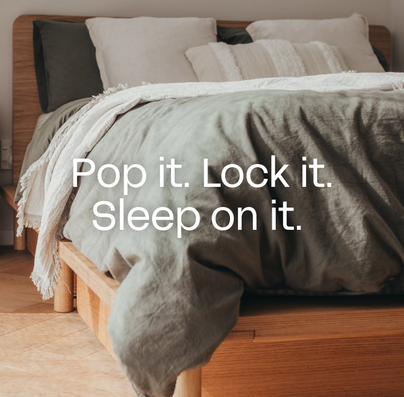 Pop it. Lock it. Sleep on it. 