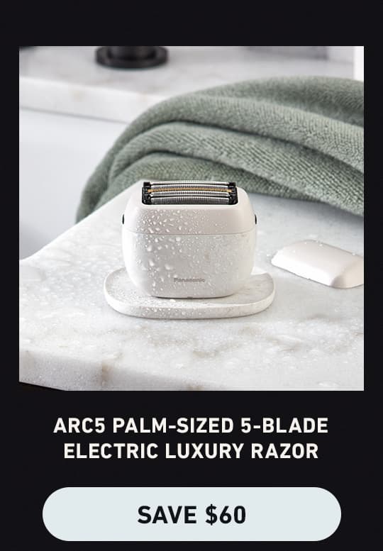 ARC5 Palm-sized 5-blade electric luxury razor ES-PV3A-K - Save $60