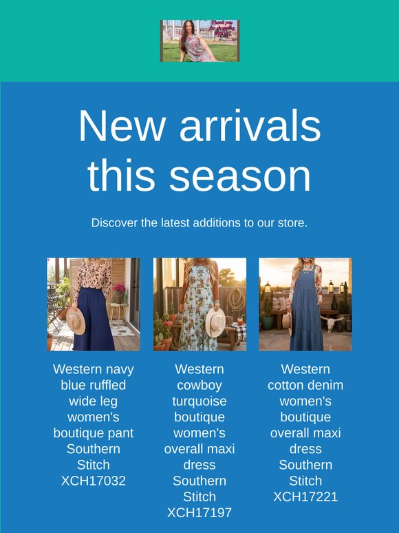 Western chic latest styele! Don't miss out.