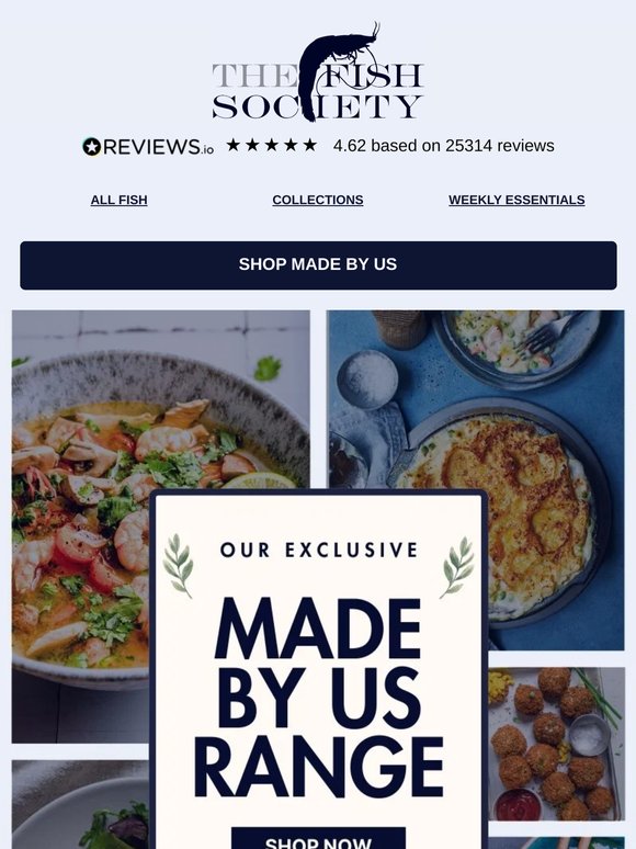 Explore our ‘Made By Us’ Collection 👨‍🍳 – crafted to impress every time!