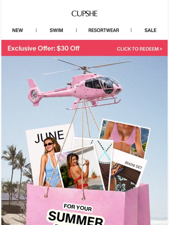 Upgrade Your Summer Outfits with $30 Off