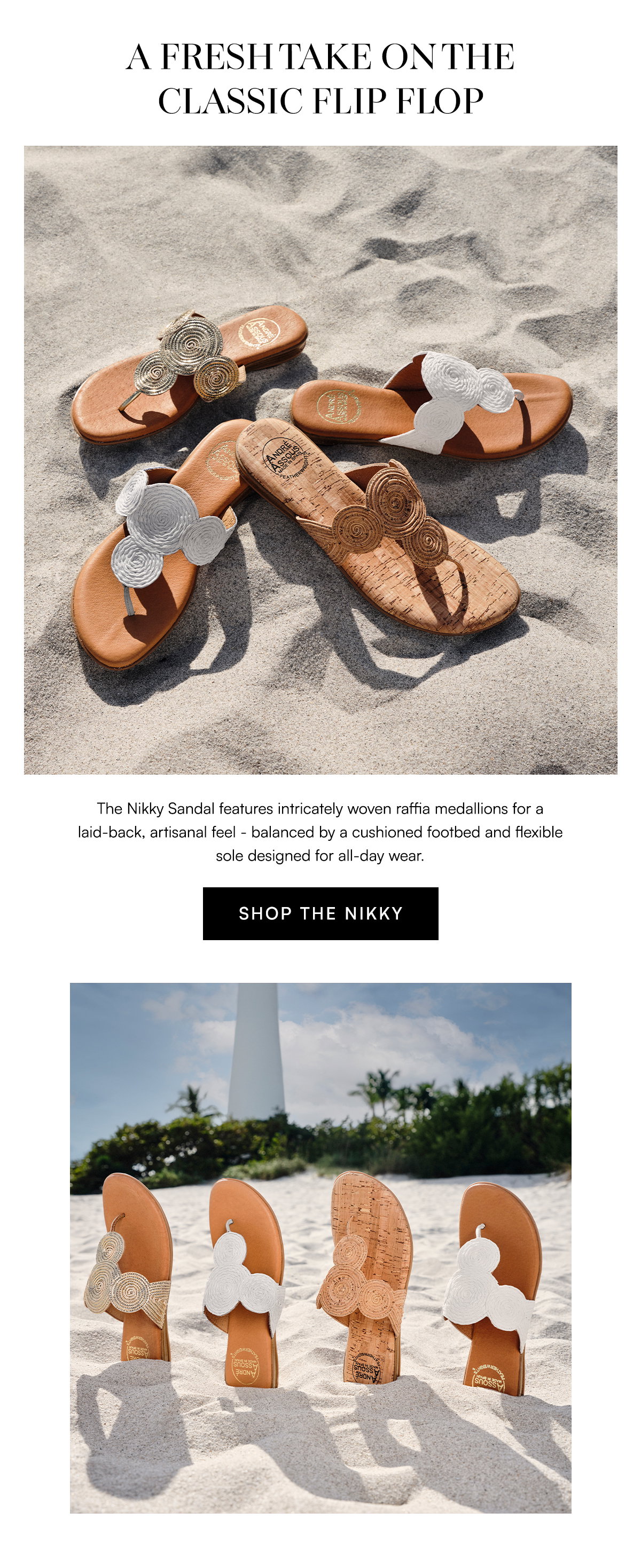 A Fresh Take On the classic flip flop