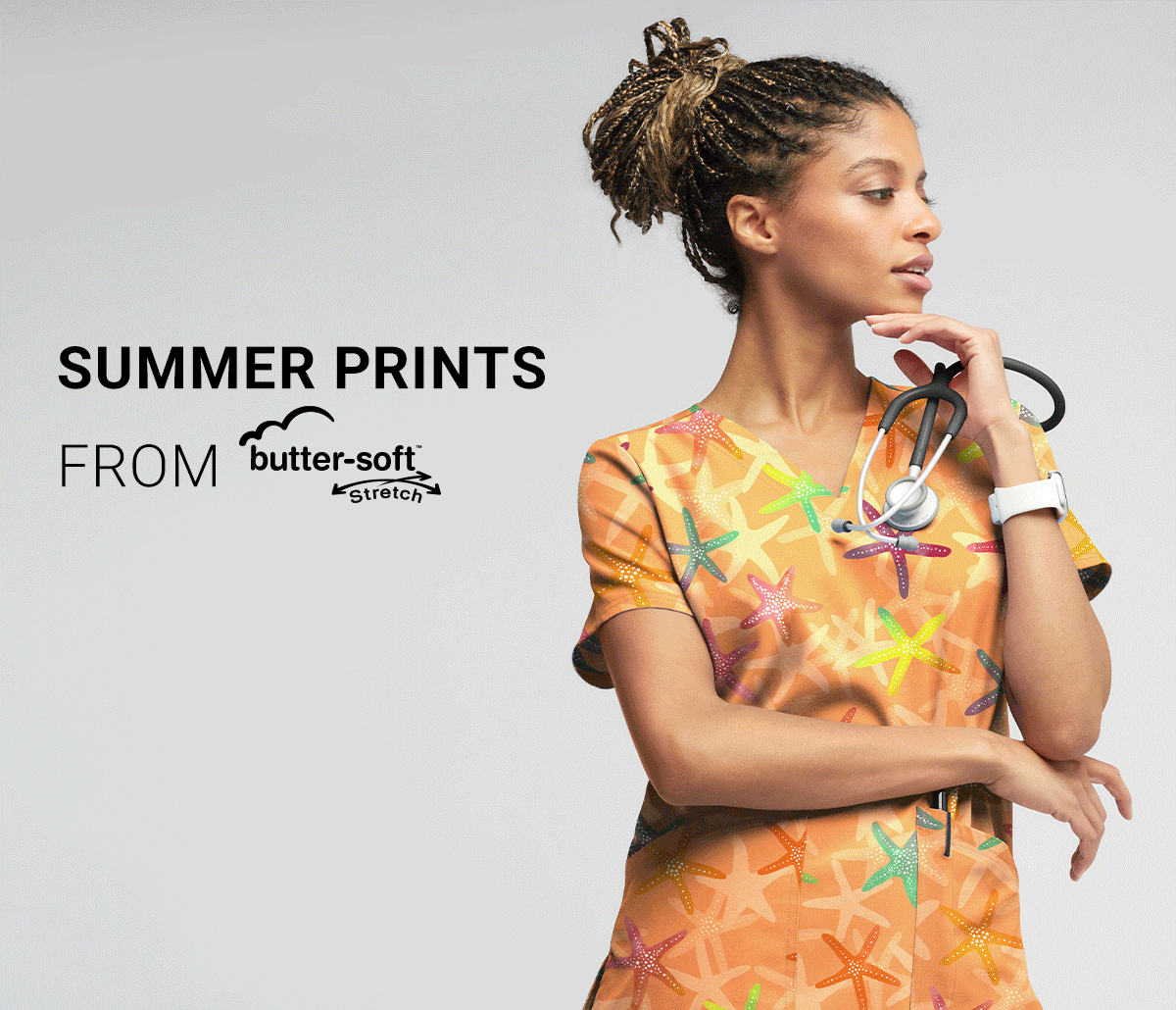 Shop Butter-Soft Stretch Prints >