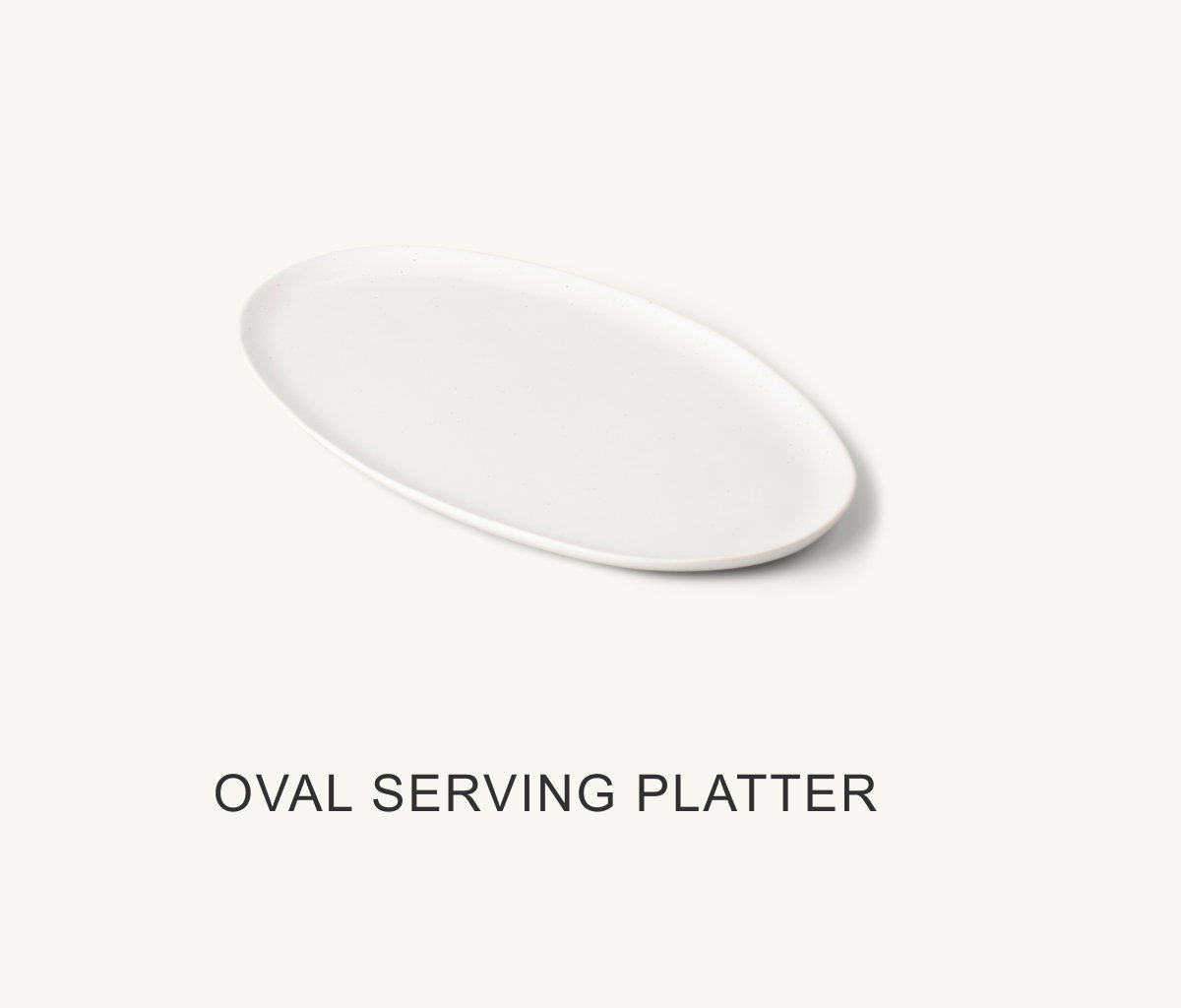 Oval Serving Platter