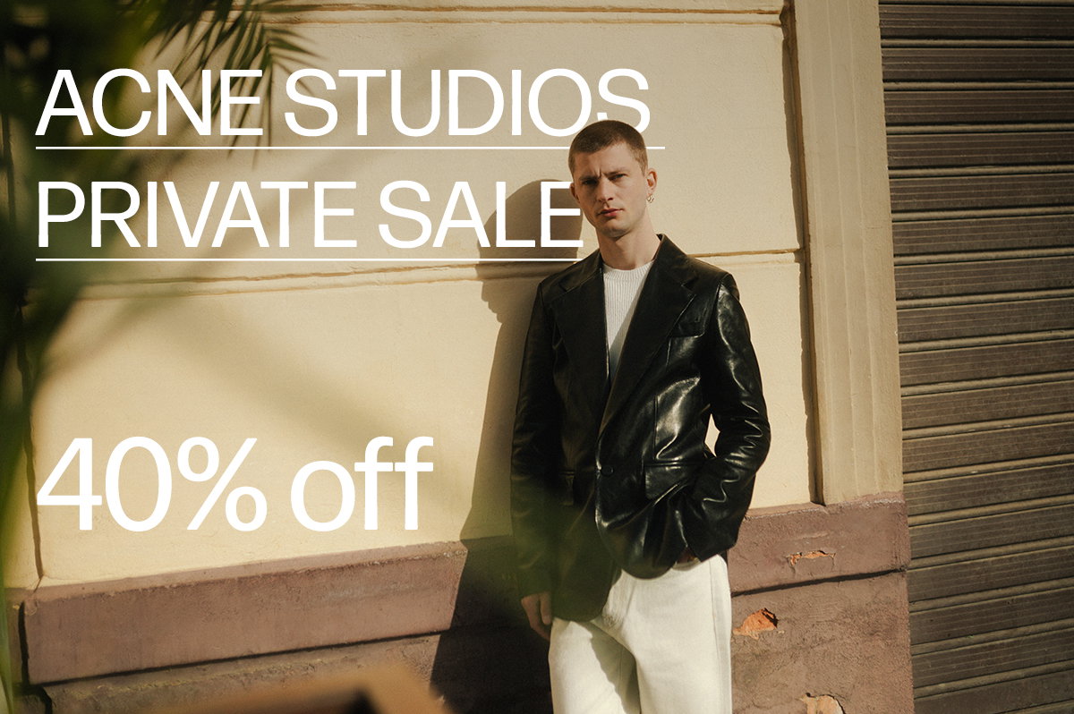 Acne Studios Private Sale. 40% Off