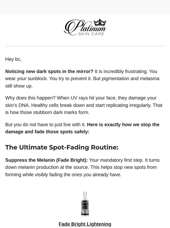 The truth about your dark spots (and how to fade them)