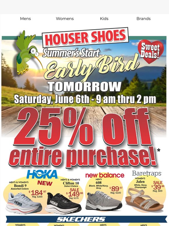 🐦 Happening TOMORROW: 25% Off Early Bird Sale! 🐦