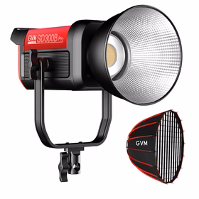 GVM PRO-SD300B 300W Bi-Color Monolight V-mount Mesh Bluetooth(Includes 1 Free 23'' Softbox $109.00)