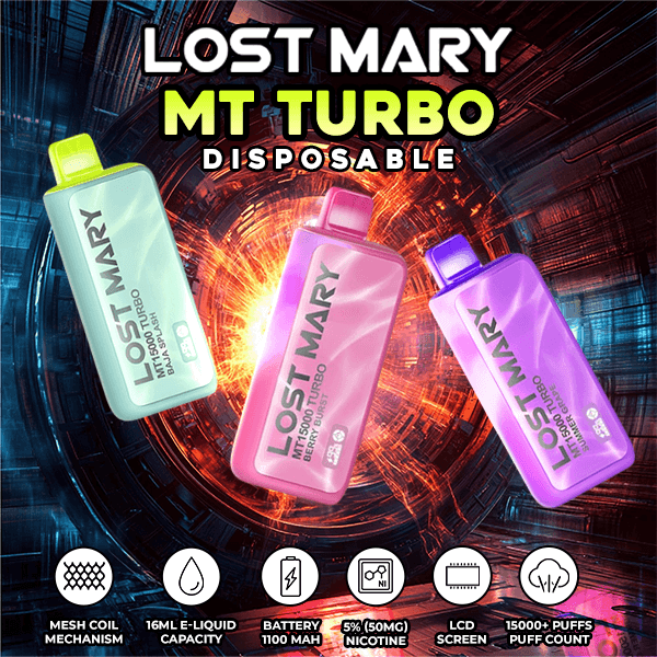 Lost Mary MT 15,000 Puff Turbo Disposable
