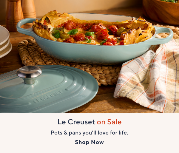 le creuset on sale