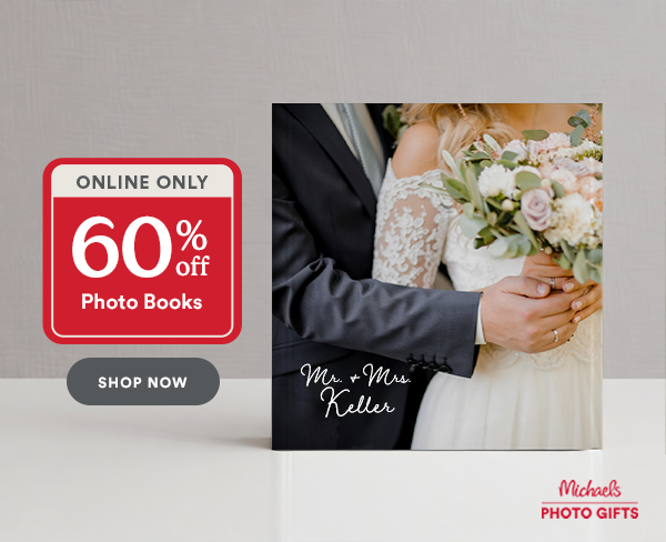 Michaels Photo Gifts. Shop Now. Online Only 60% off Photo Books Shop Now