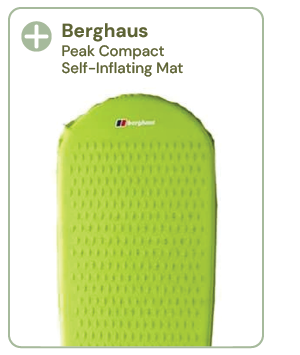 Berghaus Peak Compact Self-Inflating Mat - Green