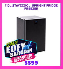 110L Stayzcool  Upright Fridge Freezer