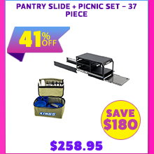 Pantry Slide + Picnic Set - 37 Piece