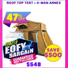 Roof Top Tent + 4-man Annex