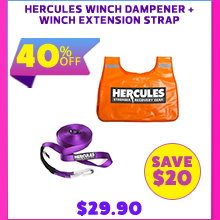 Hercules Winch Dampener + Winch Extension Strap