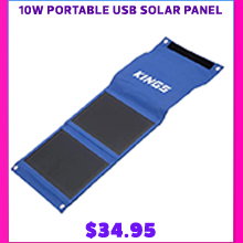 10W Portable USB Solar Panel