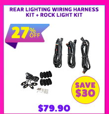 Rear Lighting Wiring Harness Kit + Rock Light Kit