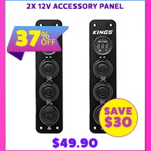 2x 12V Accessory Panel