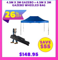 4.5m x 3m Gazebo + 4.5m x 3m Gazebo Wheeled Bag