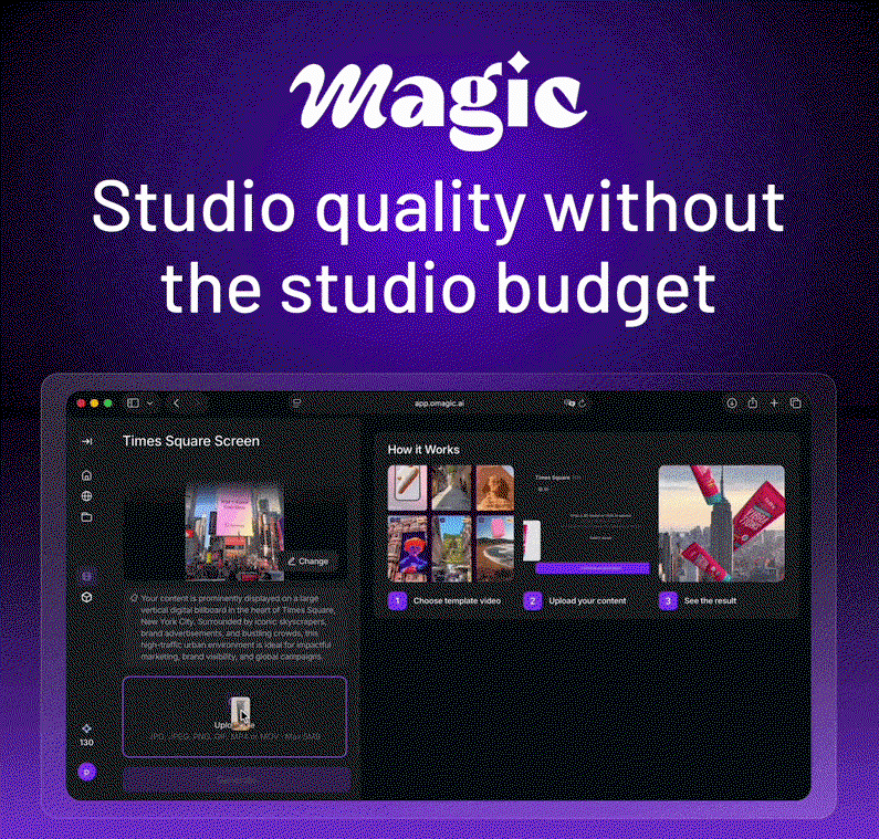Magic: Studio Quality without the studio budget