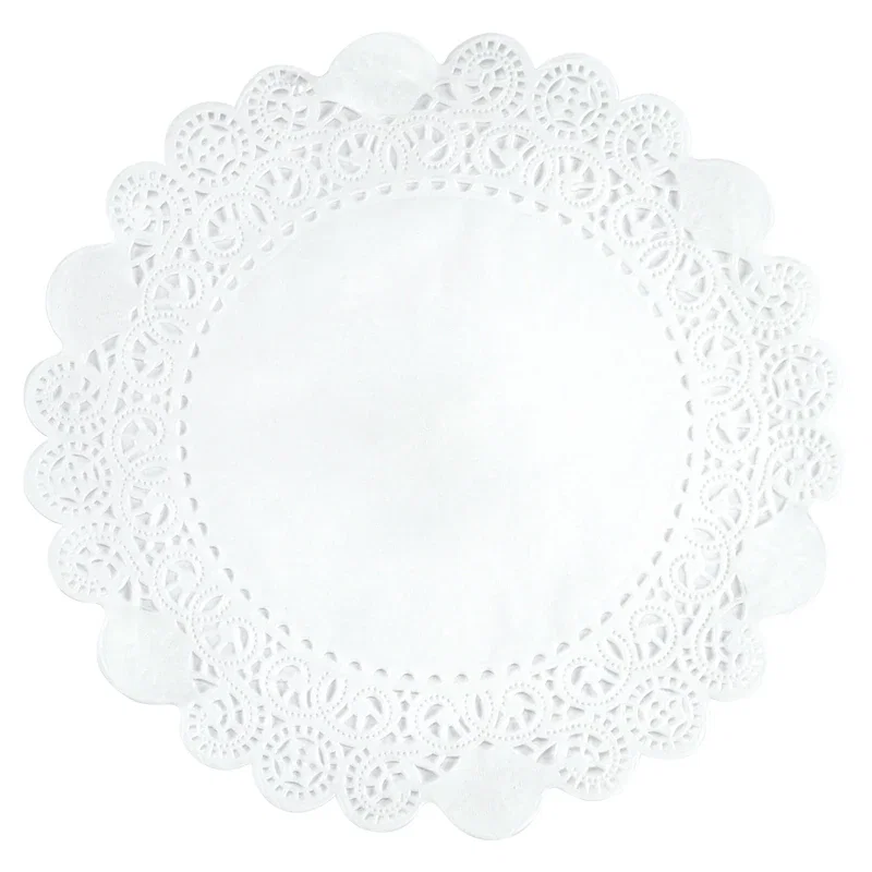 10″ White Greaseproof Paper Doilies