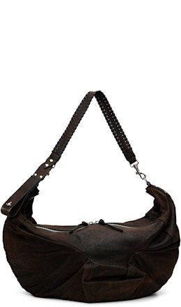 Brown Agnes Large Shoulder Bag - Vivienne Westwood
