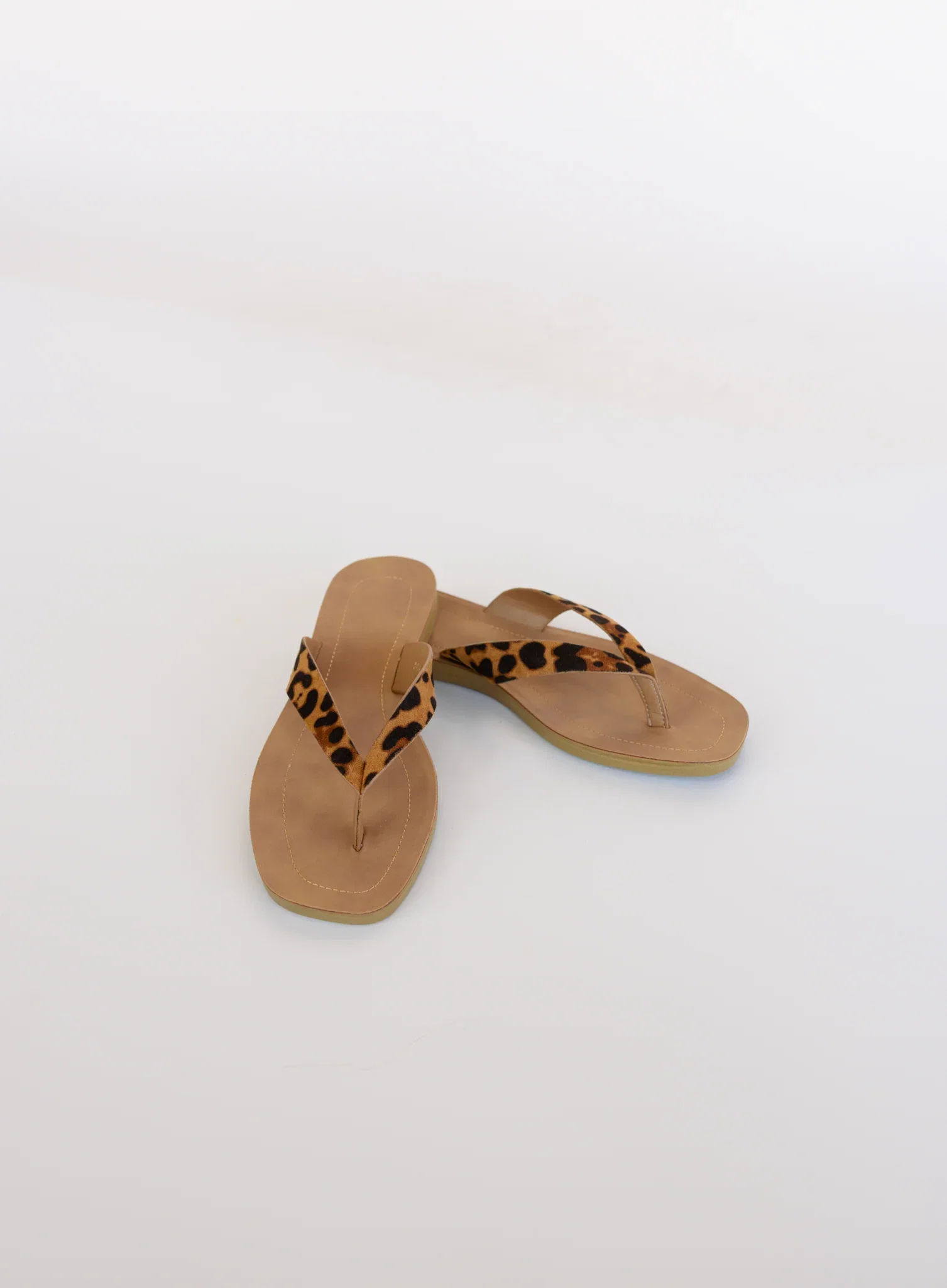 Sia Leopard Flip Flops