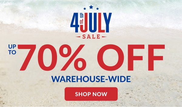 UP TO 70% OFF Warehouse-wide