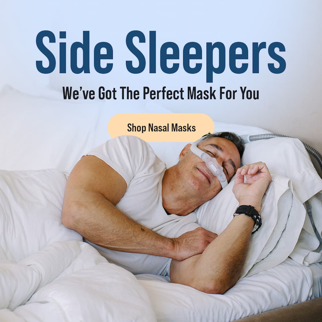Side sleepers: we've got the perfect mask for you | Shop Nasal Masks