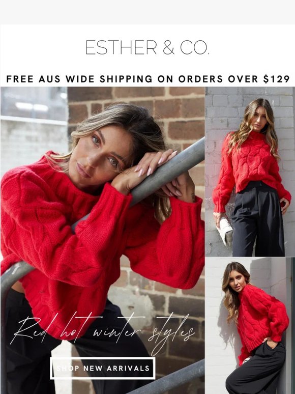 Red hot winter styles ❤️