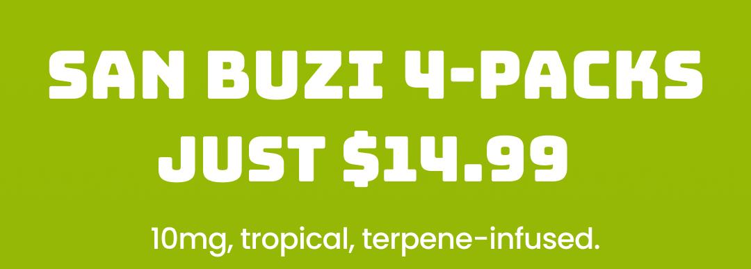 San Buzi 4-Packs Just $14.99