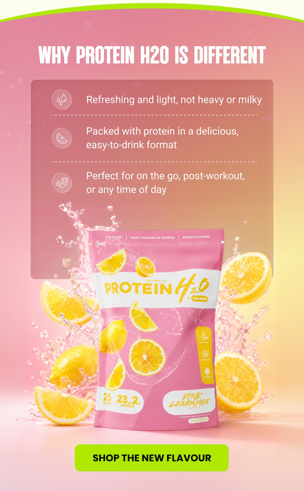 WHY PROTEIN H20 IS DIFFERENT | SHOP THE NEW FLAVOUR 